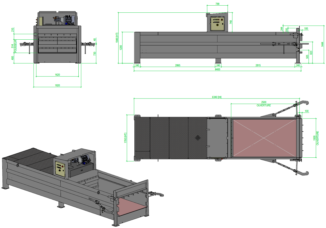 Cote encombrement EXTRACOMPACT